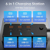 Fast Charging USB Station - 3 USB + 3 Type-C Ports - ShopuCat