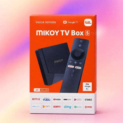 MIKOY TV Box S 4K Ultra HD Google TV with Voice Remote