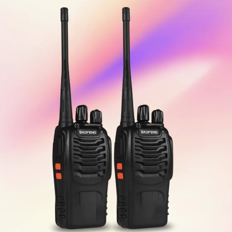 2pcs Baofeng BF-888S Walkie Talkie | No Airtime | Instant Team Communication