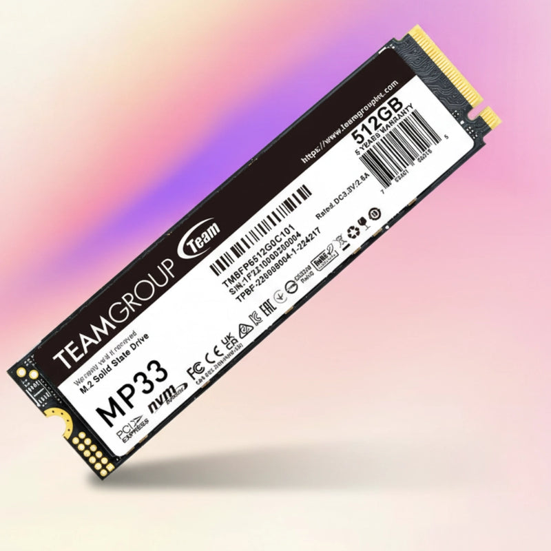 TEAMGROUP MP33 PRO 512GB M.2 PCIe Gen3 x4 NVMe SSD