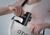 Handheld Muscle Massage Gun, Deep Tissue Massager, 3 Speeds, Cordless Percussion with 6 Heads, Portable Device