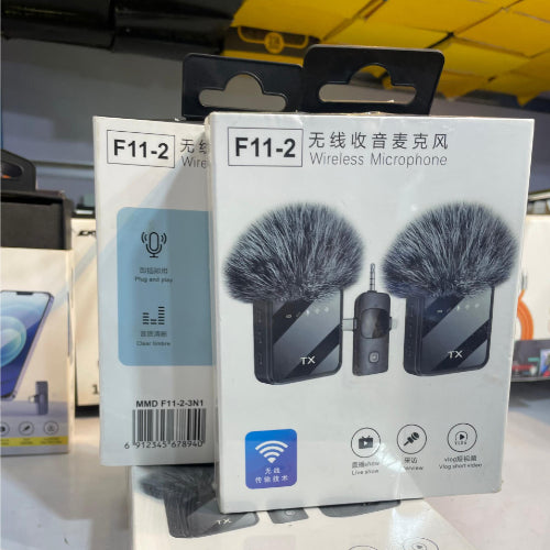 F11-2 Wireless Microphone Hands Free Wireless Microphone Wireless Microphone Connector 3 in 1