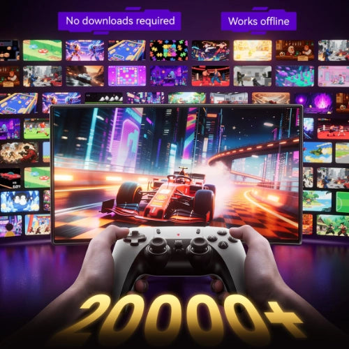 2025 Retro Gaming Console - 20,000+ Games, 4K HDMI, Wireless Controllers