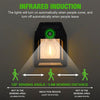Solar Lamps Solar Outdoor Wall Lantern with 3 Modes, Wireless Dusk to Dawn Motion Sensor Light