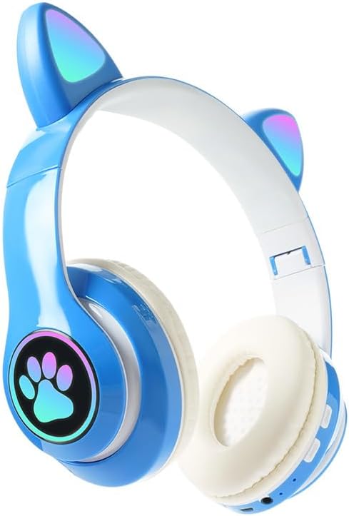 Cat Ears Bluetooth Headset Sports Luminous Gaming Headset