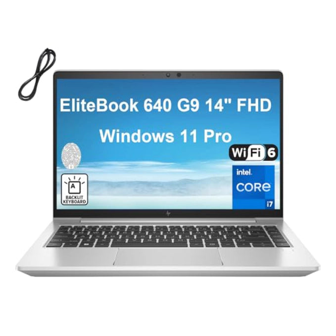 HP EliteBook 640 G9 Notebook PC i7, 8GB, 512 SSD, 14″