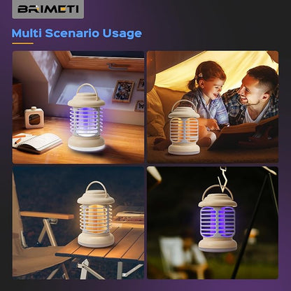 BRIMETI Electric Insect Killer, UV Mosquito Trap, Electric Rechargeable Mosquito Killer, Mosquito Lamp