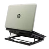 Laptop Cooling Pad with Blue LED Fans & Adjustable Stand – Up to 17 Inch
