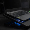 Laptop Cooling Pad with Blue LED Fans & Adjustable Stand – Up to 17 Inch