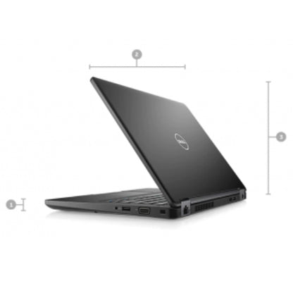 Dell Latitude 5480 Refurbished Business Laptop - Intel Core i5, 8GB RAM, 256GB SSD, 6 Month Warranty (Black)