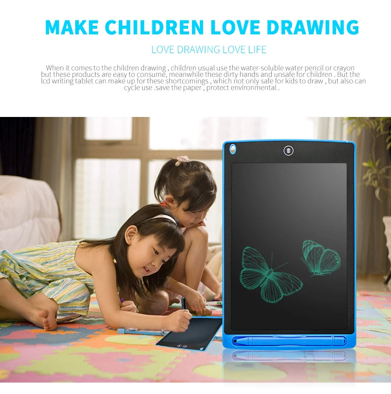 Jumon Doodle Pad Kids Writing Children Handwriting Painting Tool Pad Drawing Board Graphics Tablet LCD Writing Pad For Kids