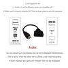 HDMI 1 Male to 2 Female Splitter Cable Adapter – 1080p 3D Switch Cable