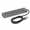 Lenovo Lecoo 10-Port USB 3.0 Hub with Individual Power Switches & Power Adapter