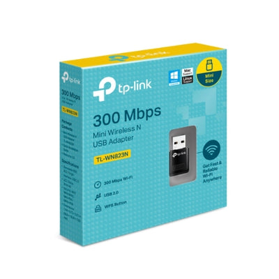 TP-Link TL-WN823N 300Mbps Mini Wireless N USB Adapter – Fast Wi-Fi for Any PC