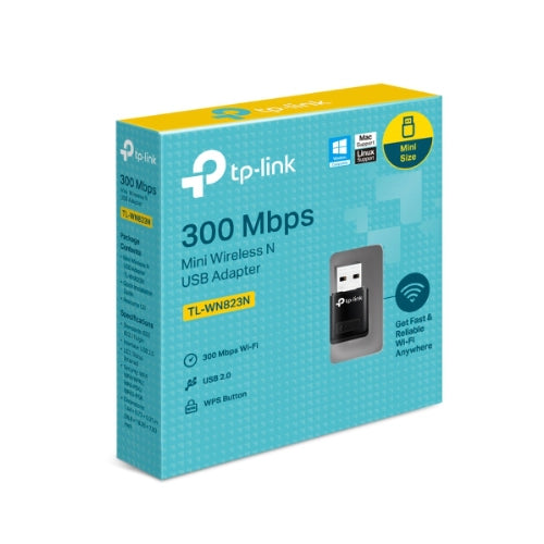 TP-Link TL-WN823N 300Mbps Mini Wireless N USB Adapter – Fast Wi-Fi for Any PC