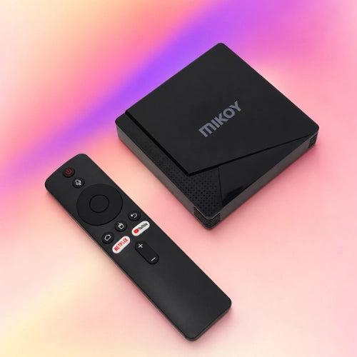 MIKOY TV Box S 4K Ultra HD Google TV with Voice Remote