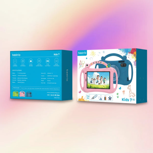 Bestrio Kids 7 8GB RAM 32GB Android 15 Kids Tablet 5G