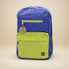 HP Campus Backpack — Blue & Lime Green | Fits 15.6" Laptop