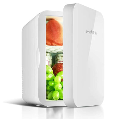 Mini Fridge – 6L Portable Cooler & Warmer, AC/DC, Super Quiet – For Car, Home, Office & Dorm
