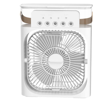 Mini Portable Air Conditioner – 700ml USB Evaporative Cooler, 3 Speeds, 7 LED Lights, Timer – Car, Home & Office