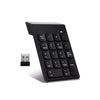 2.4GHz Wireless Mini Numeric Keypad – 18-Key USB Number Pad for Laptop & PC