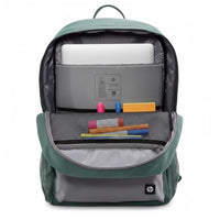 HP Campus Backpack — Olive Green & Gray | Fits 15.6" Laptop