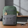 HP Campus Backpack — Olive Green & Gray | Fits 15.6" Laptop