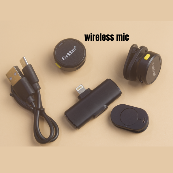 Earldom MC15C Wireless Lavalier Microphone - Button Mic with Noise Reduction Uganda
