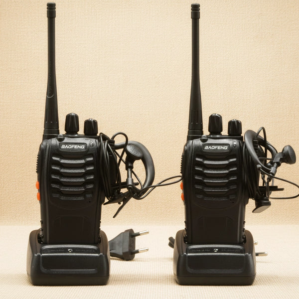 2pcs Baofeng BF-888S Walkie Talkie | No Airtime | Instant Team Communication