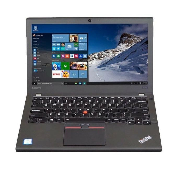 Refurbished Lenovo ThinkPad X270 – Core i5, 8GB RAM, 256GB SSD, 12.5" Display – Black