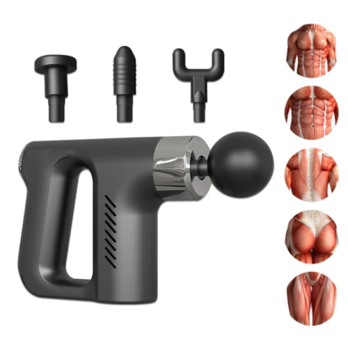 Smart Fascia Gun – Deep Tissue Muscle Massage Gun with 4 Attachments