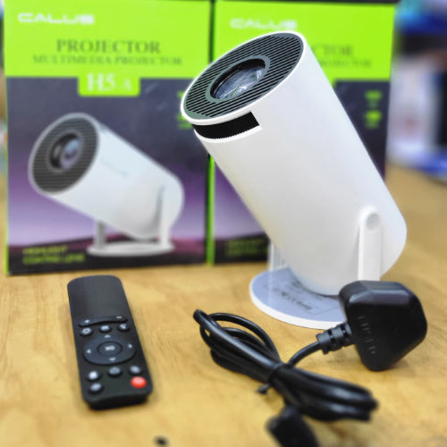 H5-A Pro HD Multimedia Projector - USB Compatible High Dynamic Range Projector with Highlight Coating Lens (White)