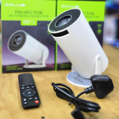 H5-A Pro HD Multimedia Projector - USB Compatible High Dynamic Range Projector with Highlight Coating Lens (White)