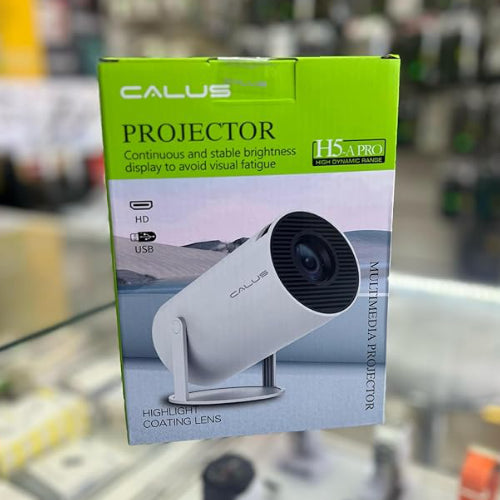 H5-A Pro HD Multimedia Projector - USB Compatible High Dynamic Range Projector with Highlight Coating Lens (White)
