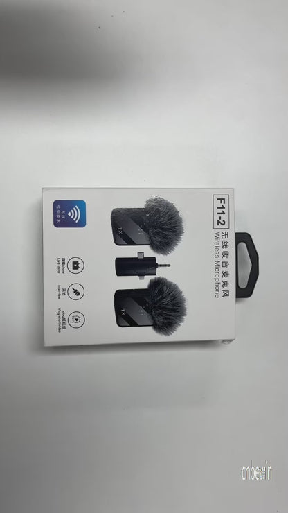F11-2 Wireless Microphone Hands Free Wireless Microphone Wireless Microphone Connector 3 in 1