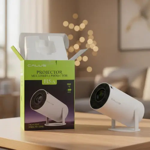 HY300 Pro Smart Projector - 4K WiFi 6 Bluetooth 5 Mini Projector with Android 11